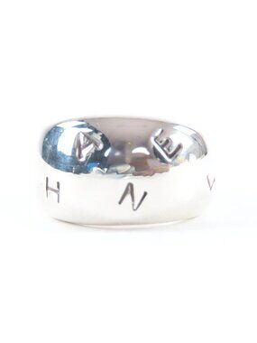 Chanel Vintage 925 Logo Ring